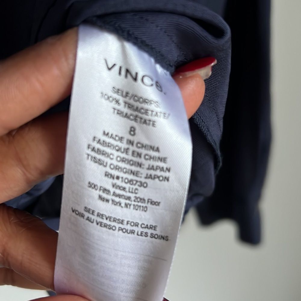 Vince Button-Front Long-Sleeve Drawstring Crop Sh… - image 5